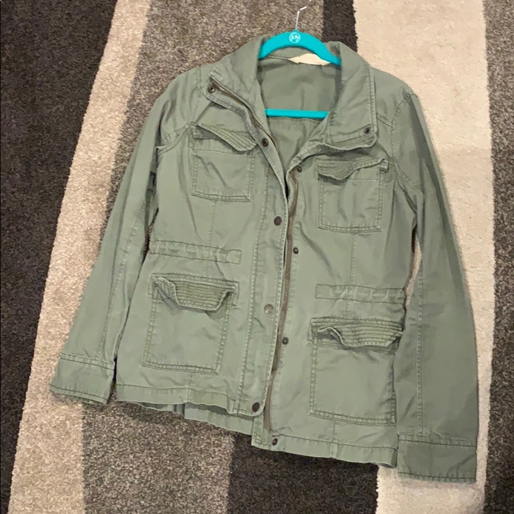 Army green jacket